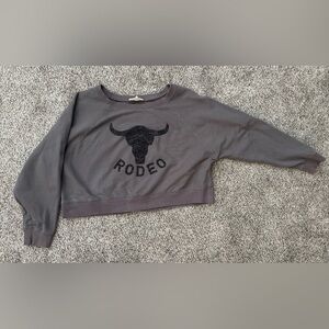 Peach Love California Heather Gray Sweatshirt